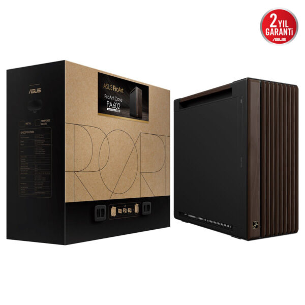 Asus Proart Pa602 Wood Edition Metal Panel Usb 3.2 Mid Tower Kasa 2