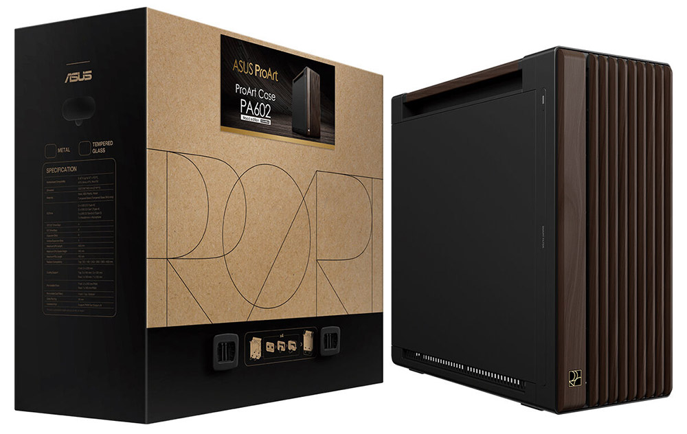 ProArt PA602 Wood Edition Modern Black - Metal Panel ProArt PA602 Wood Edition Modern Black - Metal Panel