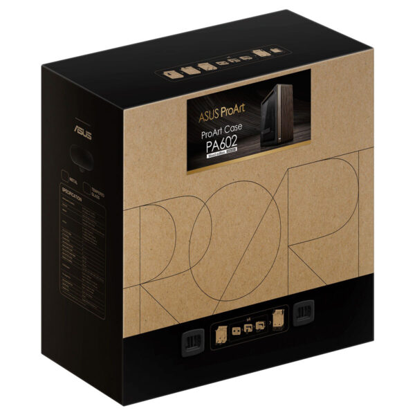 Asus Proart Pa602 Wood Edition Temperli Cam Usb 3.2 Mid Tower E Atx Kasa 14