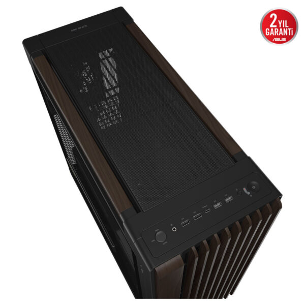 Asus Proart Pa602 Wood Edition Temperli Cam Usb 3.2 Mid Tower E Atx Kasa 20