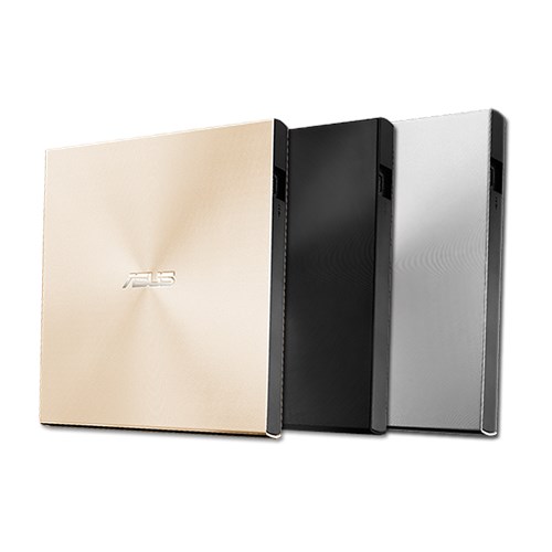 ASUS ZenDrive U9M SDRW-08U9M-U Silver M-DISC Destekli Harici Ultra İnce DVD Yazıcı h1