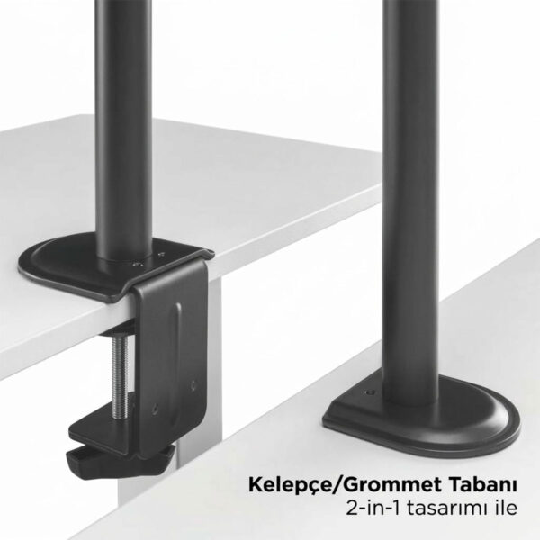 Brateck 17 32 Inç Uyumlu İki Kollu Monitör Laptop Kolu (ldt66 C024ml) 4