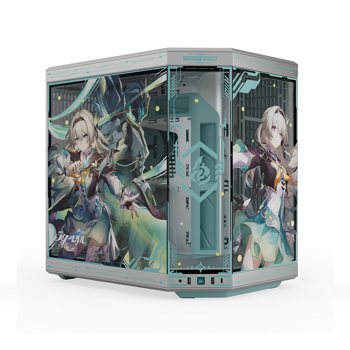 Hyte Y70 Firefly Honkai Star Rail Limited Edition Temperli Cam Usb 3.2 E Atx Dual Chamber Mid Tower Gaming Kasa (cs Hyte Y70 Firefly Jp) 1