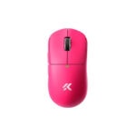 Yüksek çözünürlüklü 8K Hz kablosuz gaming mouse, MCHOSE A5 V3 Berry Red modeli, ergonomik tasarımı ve hassas sensörü ile oyun performansını artırır.