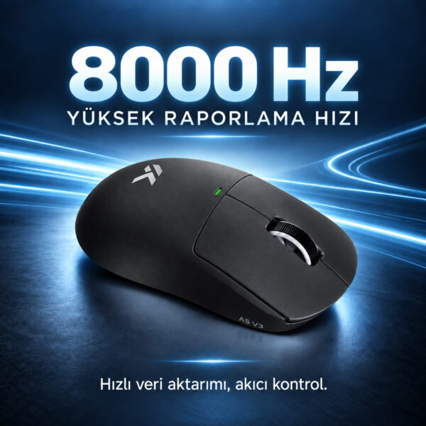 Mchose A5 V3 Black 8k Hz Kablosuz Gaming Mouse (hw A5v3 4) 7