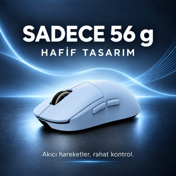 Mchose A5 V3 Blue 8k Hz Kablosuz Gaming Mouse (hw A5v3 3) 5