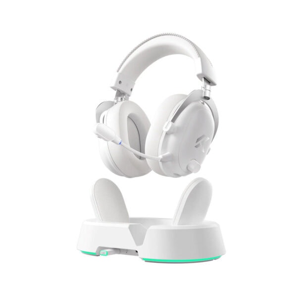 MCHOSE V9 Turbo Icy White 7.1 Surround Kablosuz Gaming Kulaklık, yüksek ses kalitesi ve konforlu tasarımıyla oyun deneyimini artırır. Kablosuz bağlantı ve 7.1 surround ses özelliği ile üstün performan.