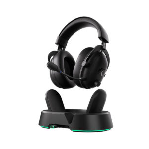 MCHOSE V9 Turbo Siyah Kablosuz Gaming Kulaklık, 7.1 Surround ses özelliği ve konforlu tasarımıyla oyun deneyimini artırır. Bu yüksek kaliteli kulaklık, mükemmel ses ve iletişim sağlar.