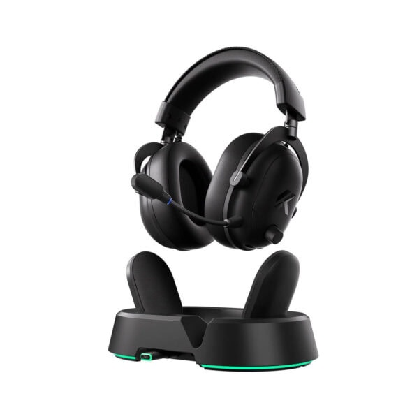 MCHOSE V9 Turbo Siyah Kablosuz Gaming Kulaklık, 7.1 Surround ses özelliği ve konforlu tasarımıyla oyun deneyimini artırır. Bu yüksek kaliteli kulaklık, mükemmel ses ve iletişim sağlar.