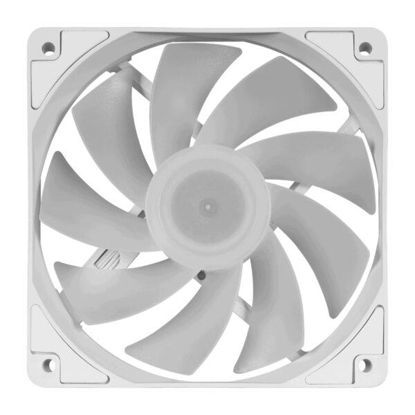 MSI MAG F120 ARGB Beyaz 120mm kasa fanı, yüksek performanslı ve şık tasarımıyla bilgisayar kasası soğutmasını optimize eder.