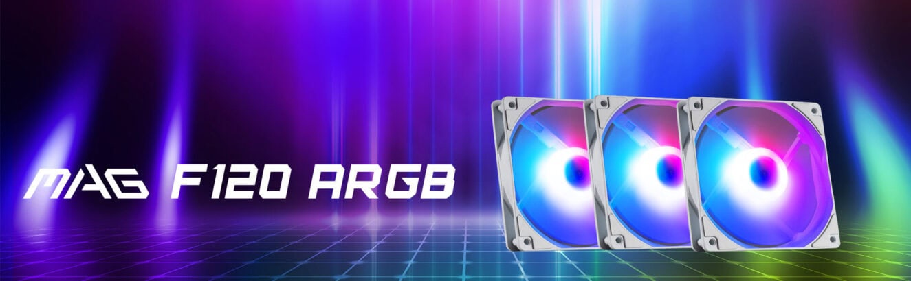 MSI MAG F120 ARGB WHITE 120mm Reverse 3'lü Kasa Fanı