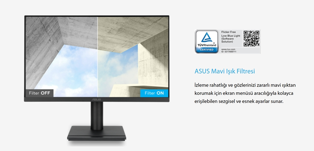 VA279QGSE ASUS VA279QGSE 27 inç 120Hz 1ms Full HD Adaptive Sync IPS Pivot Monitör h10