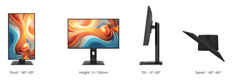 MSI PRO MP275PG E14 27 inç 144Hz 1ms Full HD FreeSync IPS Pivot Monitör h12