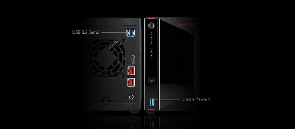 Yüksek performanslı mini bilgisayar ve NAS cihazı portları, USB 3.2 Gen2 ve SSD bağlantısı, gelişmiş soğutma fanı, çoklu bağlantı seçenekleri ile güçlü ve güvenilir çok amaçlı bilgisayar önerisi.