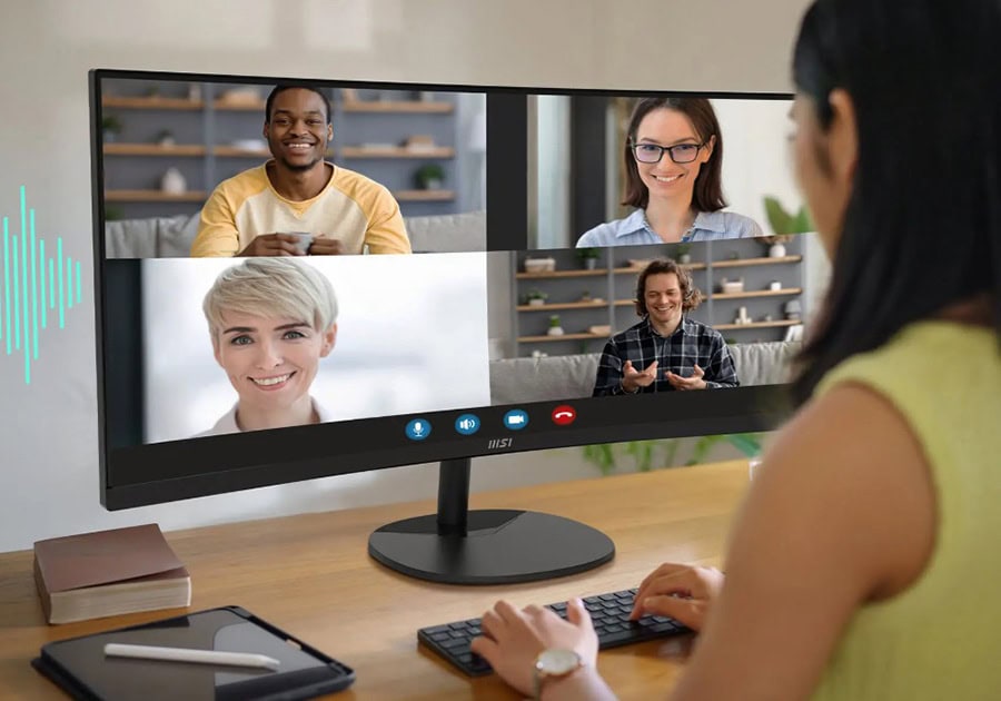 MSI PRO MP341CQ E12 34 inç UWQHD kavisli monitör, 120Hz yenileme hızı ve 1ms tepki süresi ile yüksek performans sağlar. Adaptive Sync teknolojisi ile akıcı görüntü deneyimi sunar.
