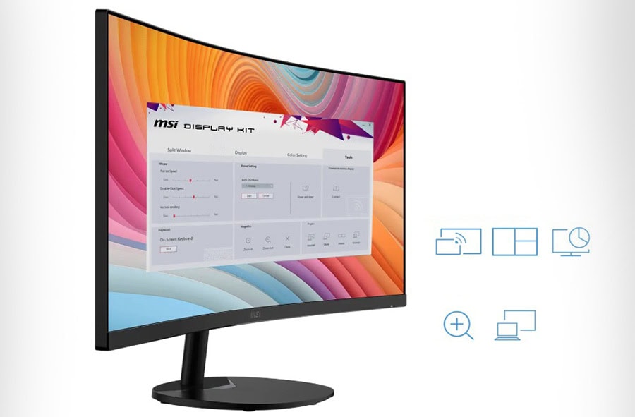 MSI PRO MP341CQ E12 34 inç UWQHD Kavisli Monitör.