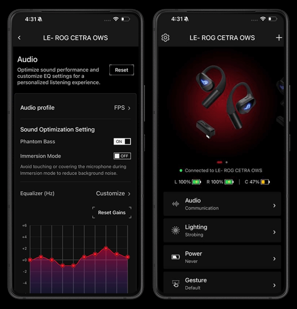 ASUS ROG Cetra Open Kulakiçi Kulaklık H19