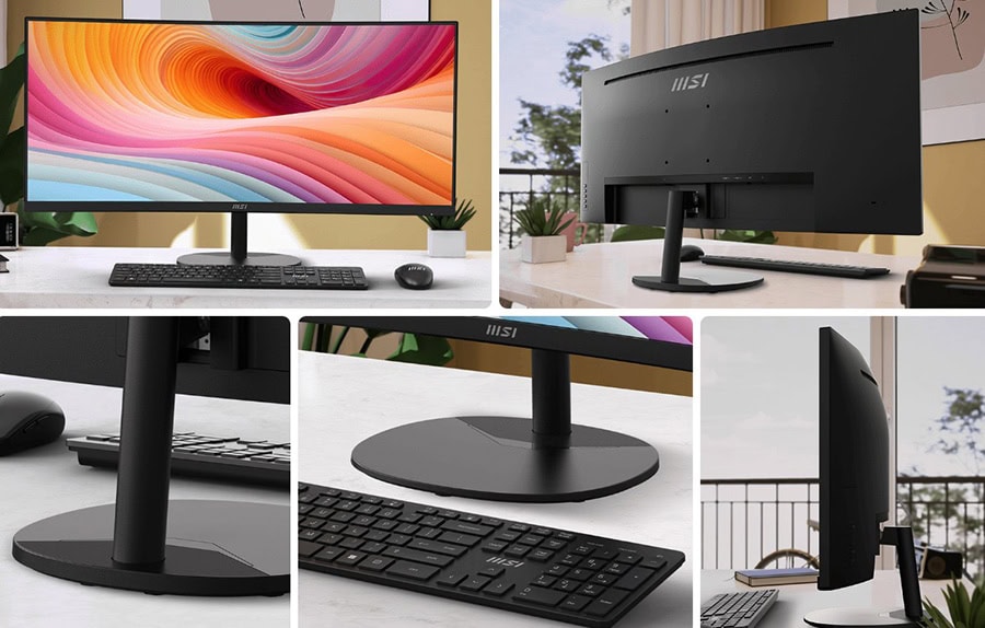 MSI PRO MP341CQ E12 34 inç UWQHD kavisli monitör, 120Hz yenileme hızı ve 1ms tepki süresi ile yüksek performans sağlar. Adaptive Sync teknolojisi ve VA paneli ile net ve akıcı görüntüler sunar.