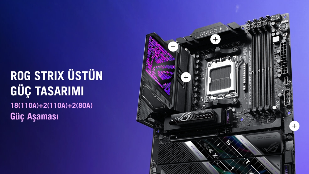 ROG STRIX X870E-E GAMING WIFI7 NEO ASUS ROG STRIX X870E-E GAMING WIFI7 NEO Anakart H22