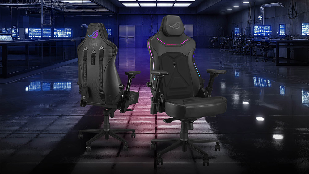 ROG COURSER SL302 ASUS ROG Courser Siyah Oyuncu Koltuğu H2