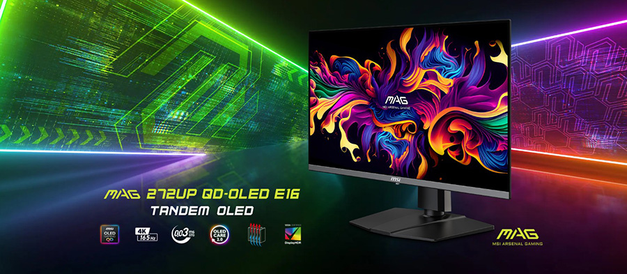 MSI MAG 272UP QD-OLED E16 Gaming Monitör H2