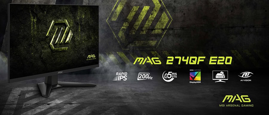 MSI MAG 274QF E20 Gaming Monitör H2