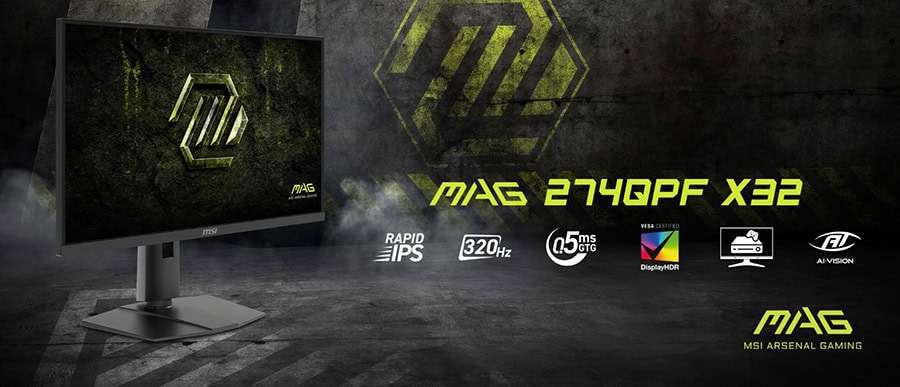MSI MAG 274QPF X32 Gaming Monitör H2