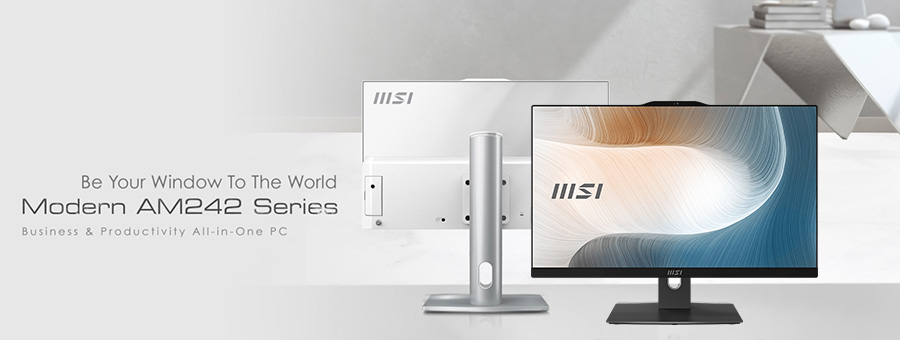 MSI MODERN AM242P 1M-2088XEU All In One Bilgisayar H2
