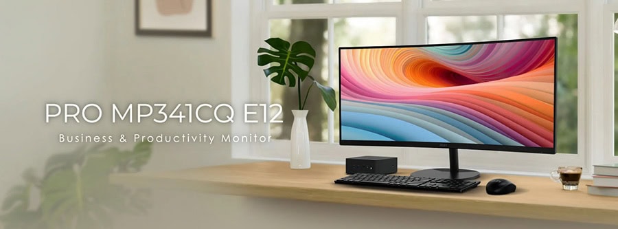 MSI PRO MP341CQ E12 34 inç kavisli monitör, 120Hz yenileme hızı ve 1ms tepki süresi ile yüksek performans sağlar. UWQHD çözünürlük ve Adaptive Sync teknolojisiyle oyun ve çalışma deneyimini artırır.