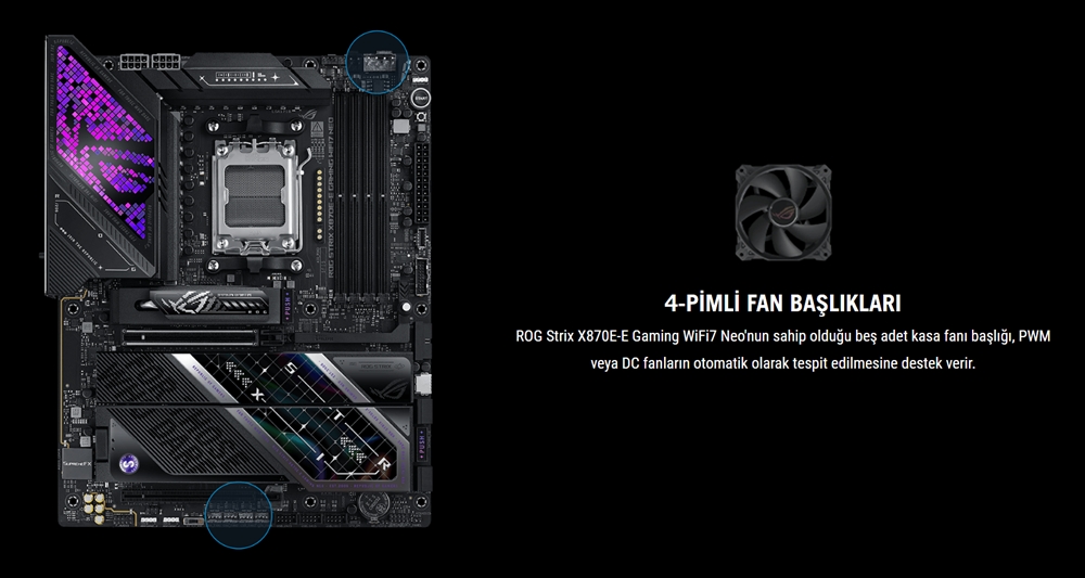 ROG STRIX X870E-E GAMING WIFI7 NEO ASUS ROG STRIX X870E-E GAMING WIFI7 NEO Anakart H26