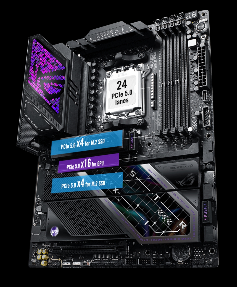 ROG STRIX X870E-E GAMING WIFI7 NEO ASUS ROG STRIX X870E-E GAMING WIFI7 NEO Anakart H28