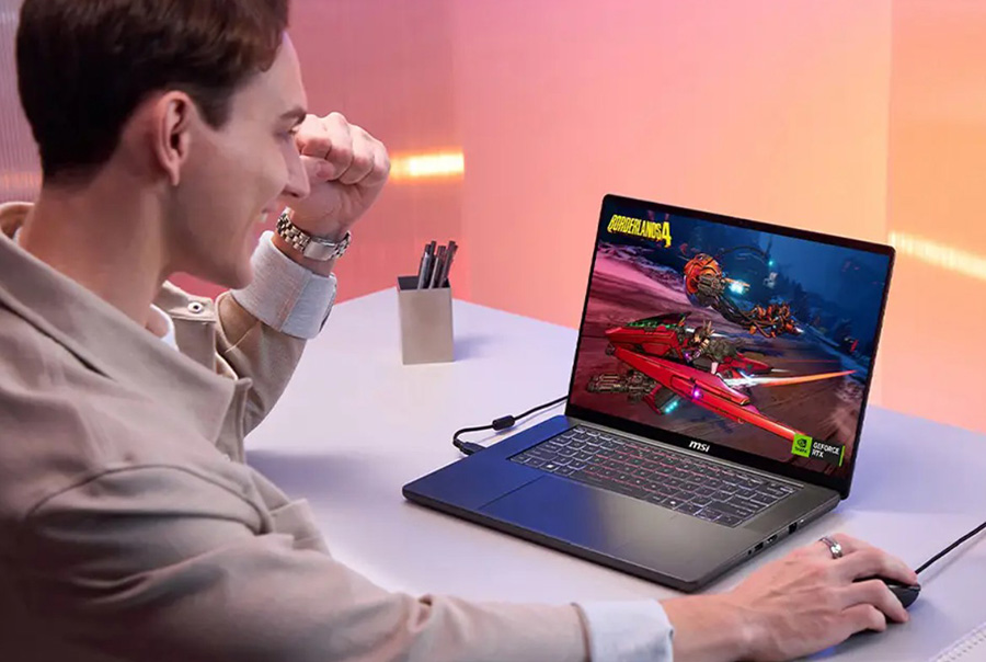 MSI STEALTH 16 AI+ B3WI-003TR Intel Core Ultra 9-386H GeForce RTX 5080 16GB 125W 32GB DDR5 1TB SSD 16 inç QHD+ 240Hz OLED W11 Home Gaming Laptop h26