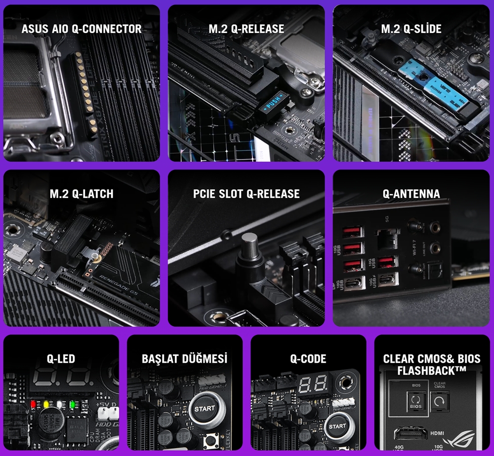ROG STRIX X870E-E GAMING WIFI7 NEO ASUS ROG STRIX X870E-E GAMING WIFI7 NEO Anakart H31