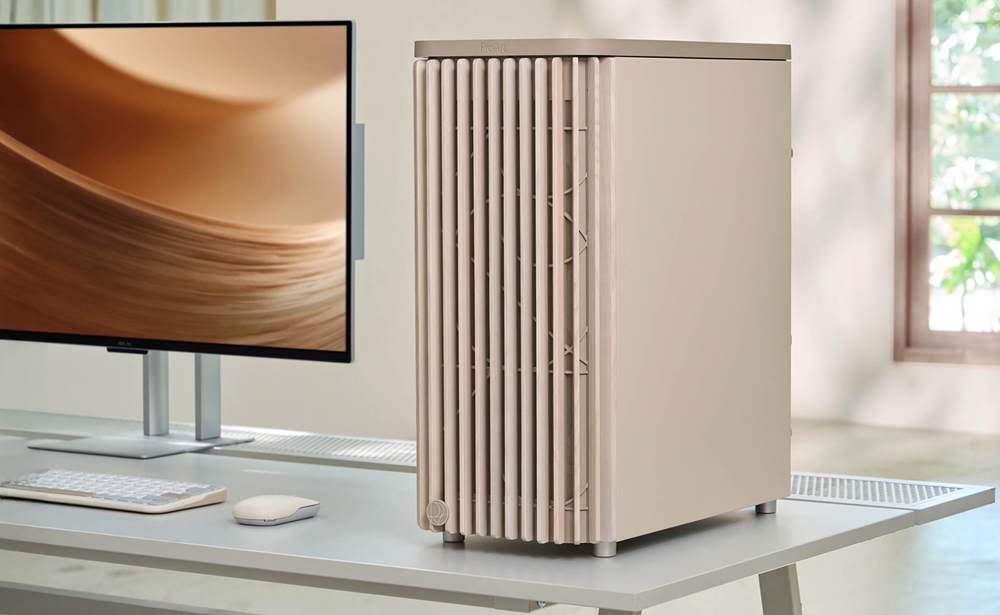 ProArt PA401 Wood Edition Beige - Mesh Panel ASUS ProArt PA401 Wood Edition Beige - Mesh Panel Gaming Kasa H3