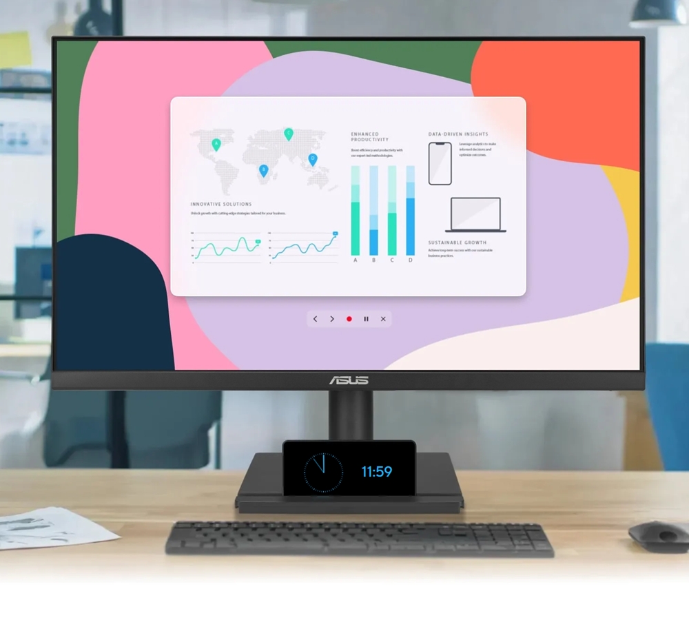 VA279QGSE ASUS VA279QGSE 27 inç 120Hz 1ms Full HD Adaptive Sync IPS Pivot Monitör h2