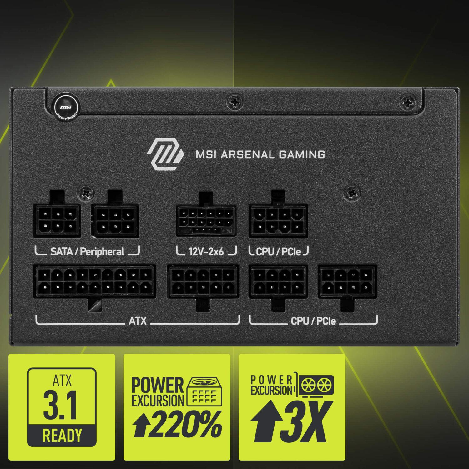 MSI MAG A750GLS PCIE5 ATX 3.1 desteği