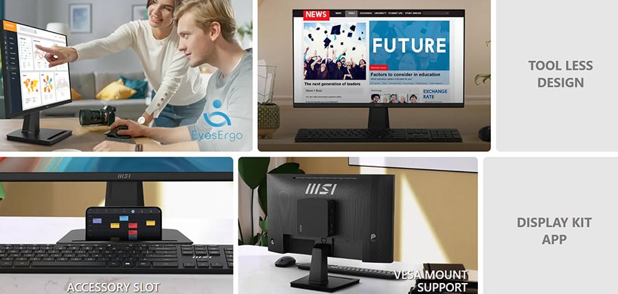 MSI PRO MP225 E12VL 21.45 inç Full HD monitör, 120Hz yenileme hızı ve 1ms tepki süresi ile yüksek performans sağlar. Adaptive Sync teknolojisi ve VA panel ile net ve akıcı görüntü deneyimi sunar.