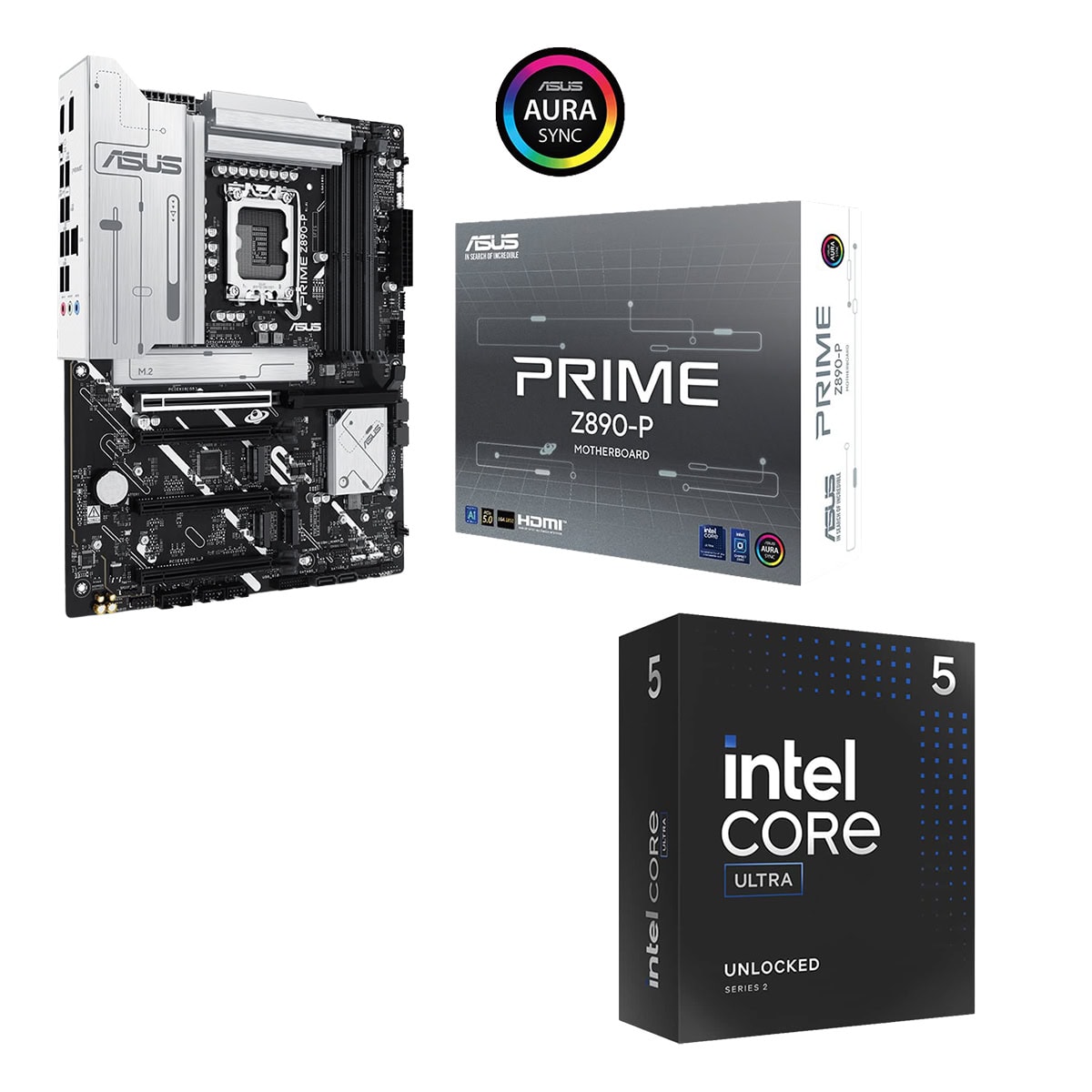 ASUS Prime Z890-P anakart ve Intel Core Ultra 5 245K işlemci ile yüksek performanslı bilgisayar kurulumları için ideal. Anakart ve işlemci birlikte uygun fiyatlı ve güvenilir bir çözüm sunar.