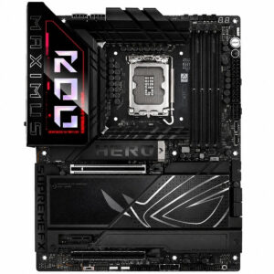 ASUS ROG Maximus Z890 Hero anakart ve ASUS ROG Ryuo IV SLC 360 ARGB sıvı soğutucu, yüksek performans ve şık tasarım ile oyun ve overclock için ideal.