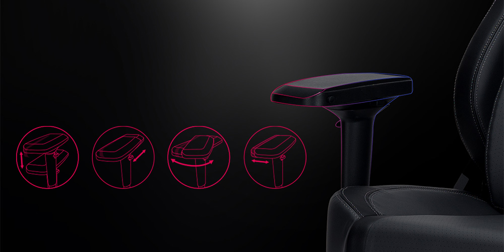ASUS ROG Chariot X Core SL301CW Siyah Oyuncu Koltuğu h4