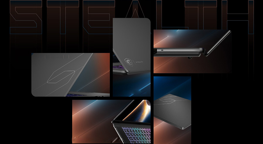 MSI STEALTH 16 AI+ B3WH-011TR Intel Core Ultra 9-386H GeForce RTX 5070 Ti 12GB 125W 32GB DDR5 1TB SSD 16 inç QHD+ 240Hz OLED W11 Home Gaming Laptop h4