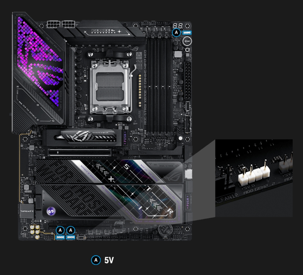 ROG STRIX X870E-E GAMING WIFI7 NEO ASUS ROG STRIX X870E-E GAMING WIFI7 NEO Anakart H46