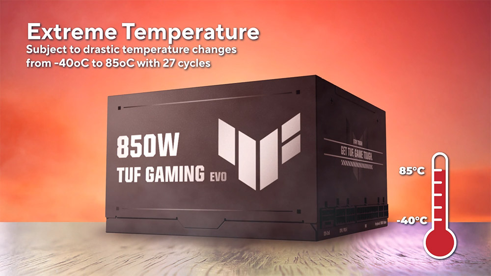 TUF Gaming 850W Gold EVO ASUS TUF GAMING 850G EVO Güç Kaynağı H6