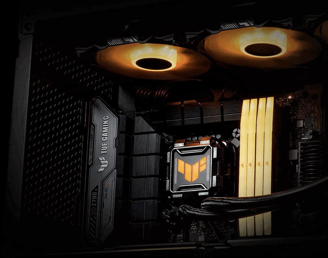 TUF Gaming LC II 240 ARGB ASUS TUF Gaming LC II 240 ARGB, Intel ve AMD uyumlu 240mm sıvı işlemci soğutucu, şık ARGB aydınlatma ve yüksek performans sağlar. Güçlü soğutma özellikleriyle oyun ve yüksek performans gerektiren uygu.