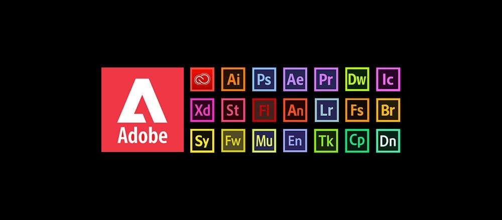 Adobe Photoshop ve Creative Cloud uygulamalarının ikonik logosu, dijital tasarım, grafik ve fotoğraf düzenleme araçlarıyla ilişkili imgeler.