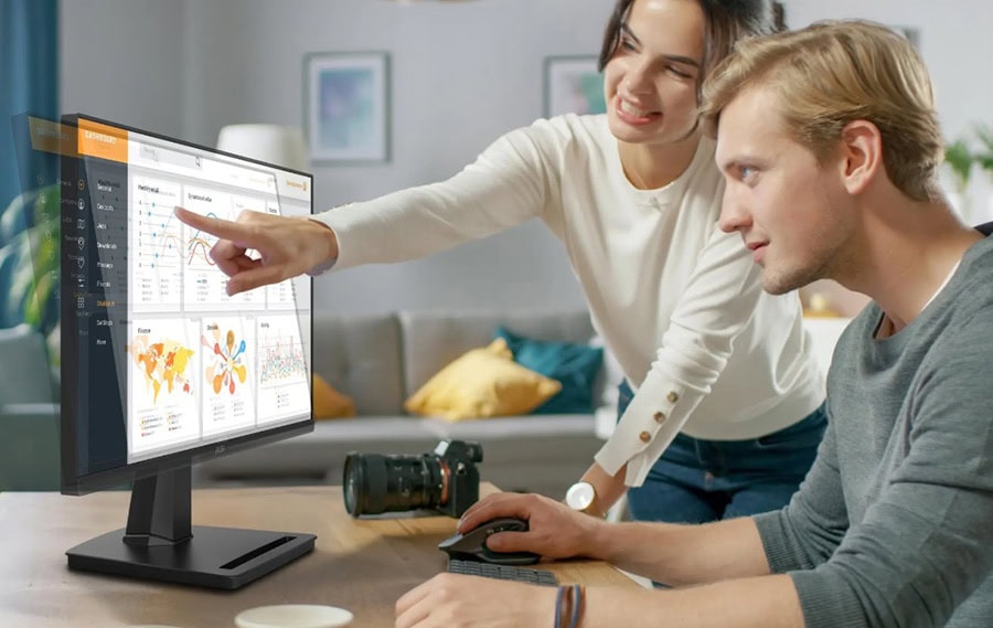 MSI PRO MP225 E12VL 21.45 inç Full HD 120Hz VA monitör, Adaptive Sync teknolojisi ile yüksek görüntü kalitesi ve akıcı oyun deneyimi sunar.