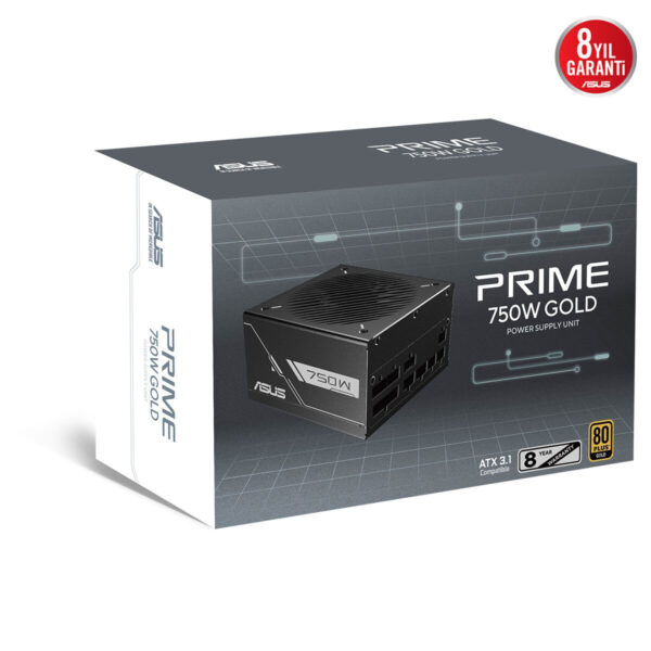 Asus Prime 750g 750w 80+gold Pcie 5.1 Full Modüler Atx 3.1 Güç Kaynağı 14