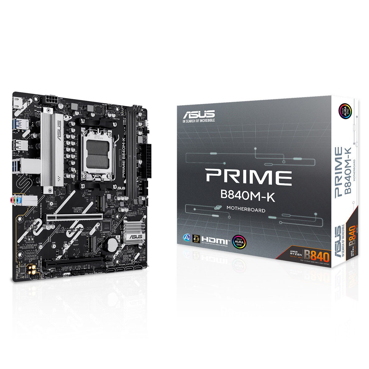 Asus Prime B840m K 8000mhz (oc) Ddr5 Soket Am5 M.2 Hdmi Matx Anakart 1
