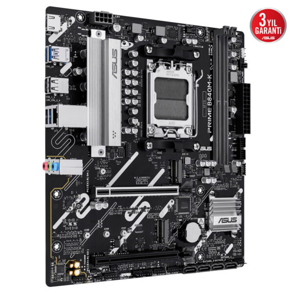 Asus Prime B840m K 8000mhz (oc) Ddr5 Soket Am5 M.2 Hdmi Matx Anakart 5