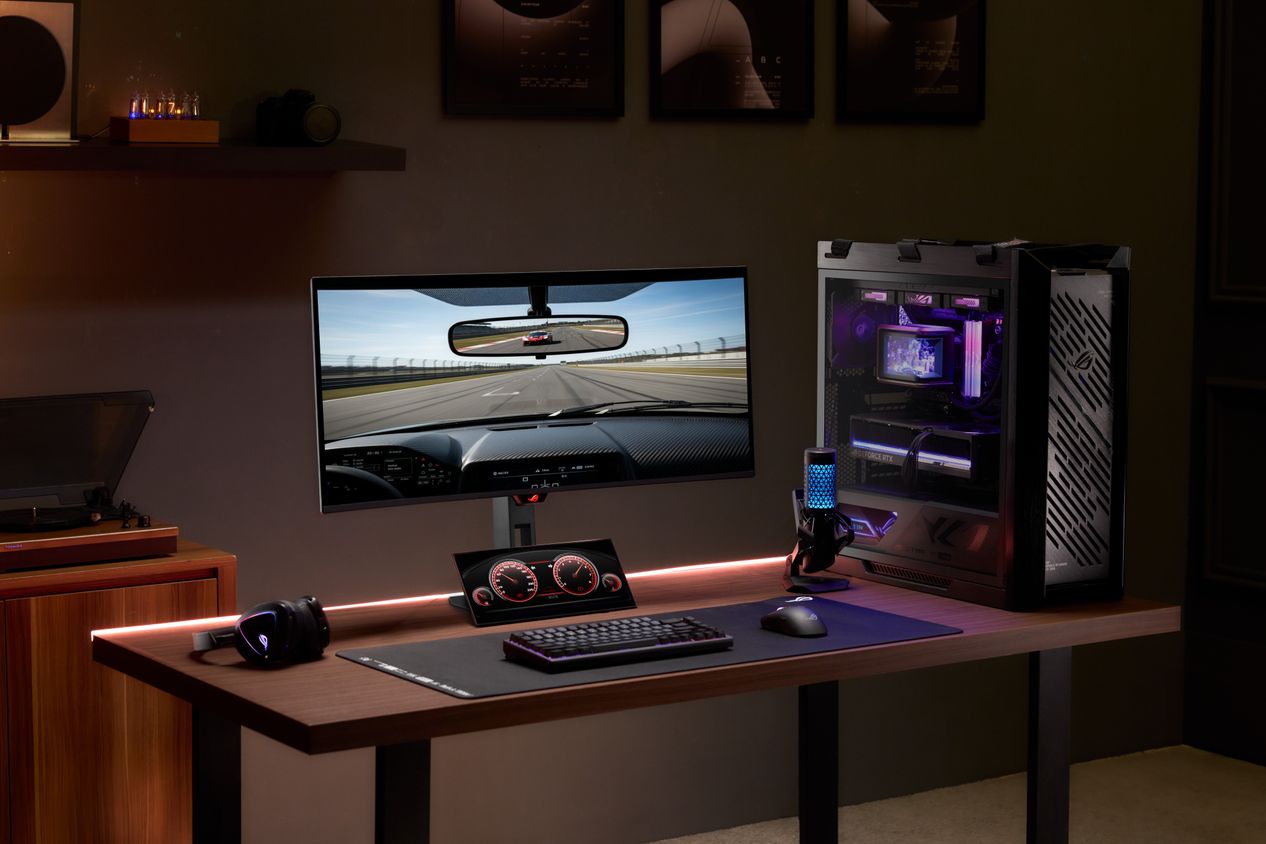 Asus Republic Of Gamers Strix Oled Xg34wcdms Ve Strix Xg129cyi Duyurdu